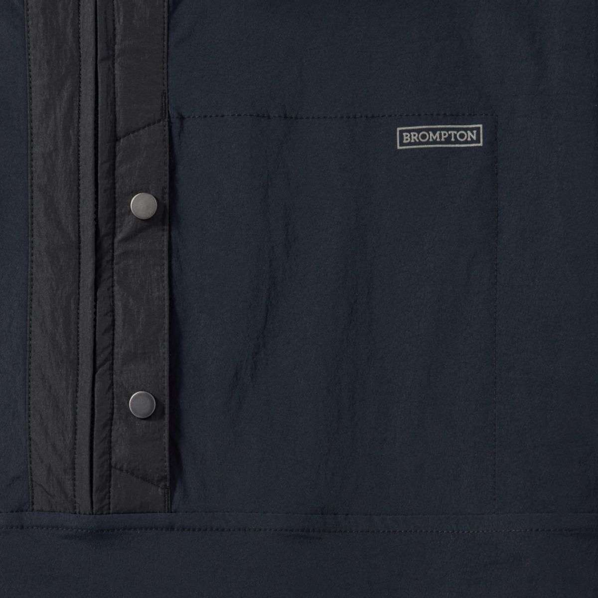 브롬톤 런던(BROMPTON LONDON) HALF SLEEVE ANORAK - BLACK (P242UAN132)