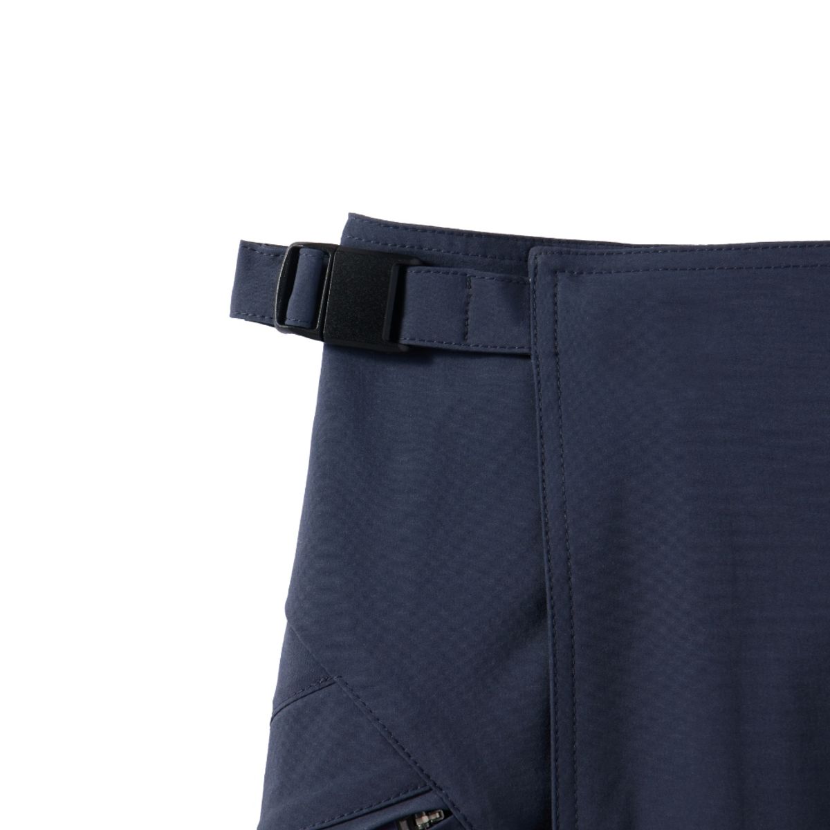 브롬톤 런던(BROMPTON LONDON) W NYLON SET UNBALANCE POCKET WRAP MIDI SKIRT - NAVY (P242WSK360)