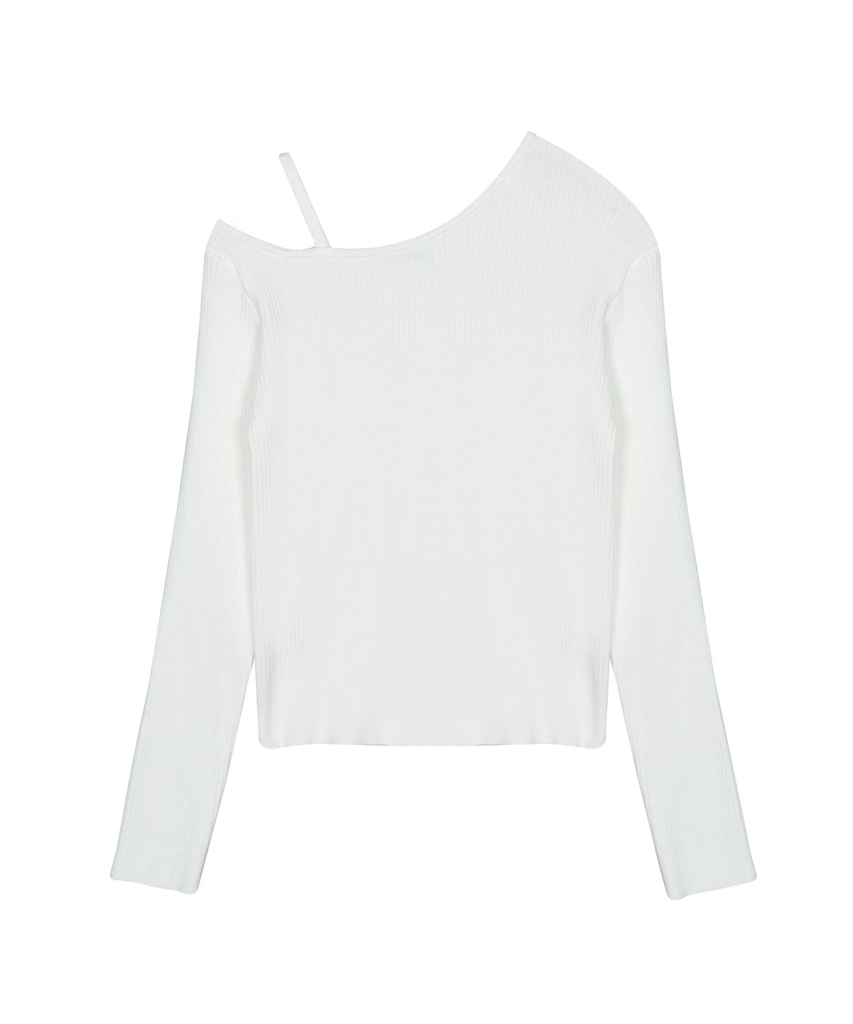 닉앤니콜(NICK&NICOLE) SHOULDER STRAP NICOLE LABEL KNIT_IVORY