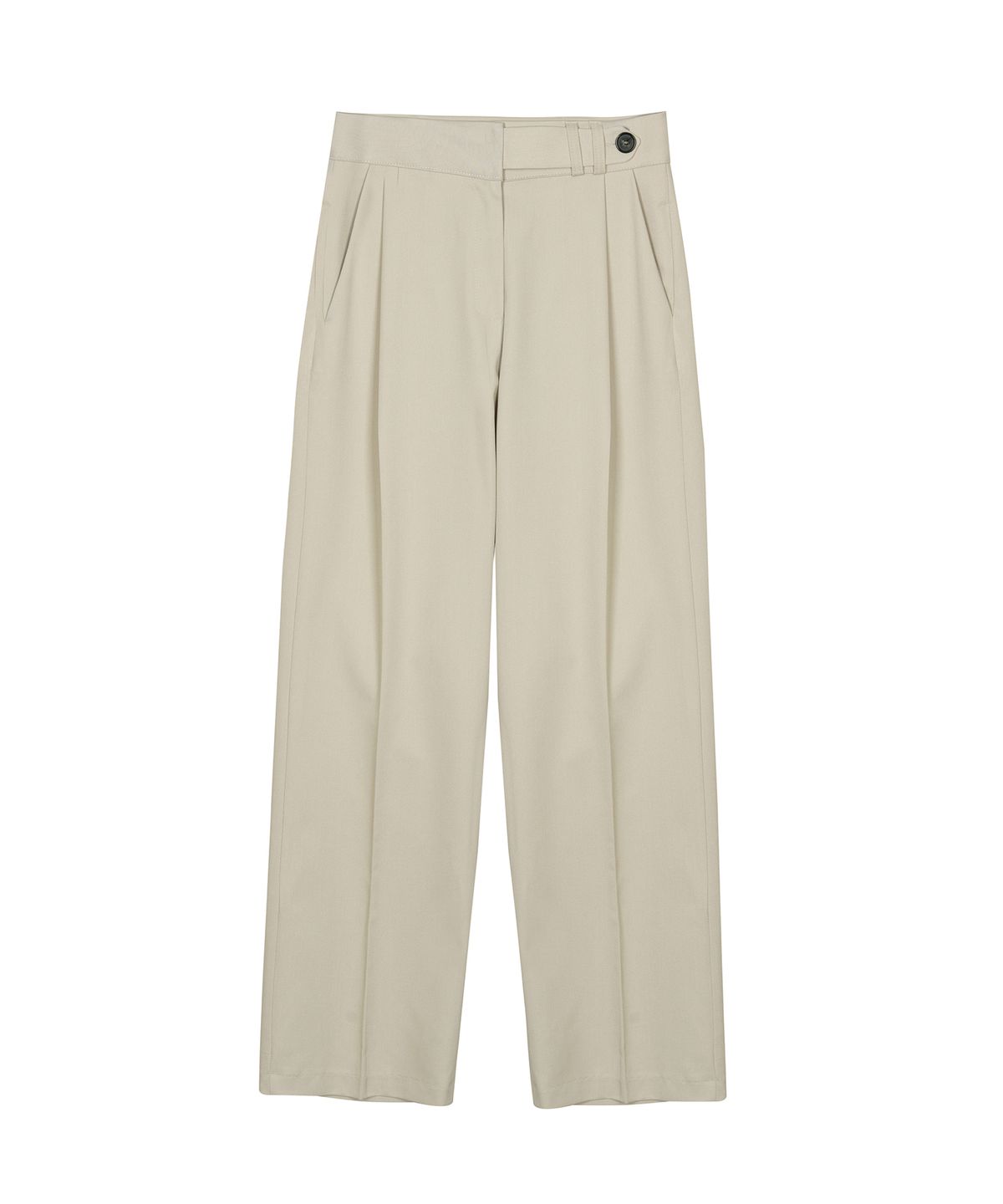닉앤니콜(NICK&NICOLE) MINIMAL CLASSIC PINTUCK SLACKS_BEIGE
