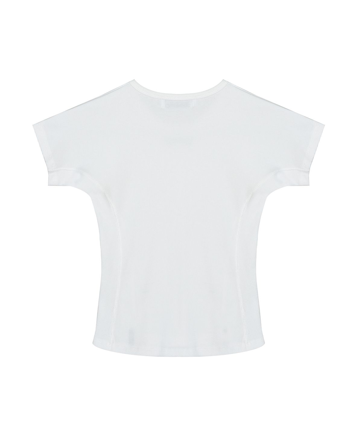 닉앤니콜(NICK&NICOLE) NICOLE SLIM LINE HALF TOP_IVORY