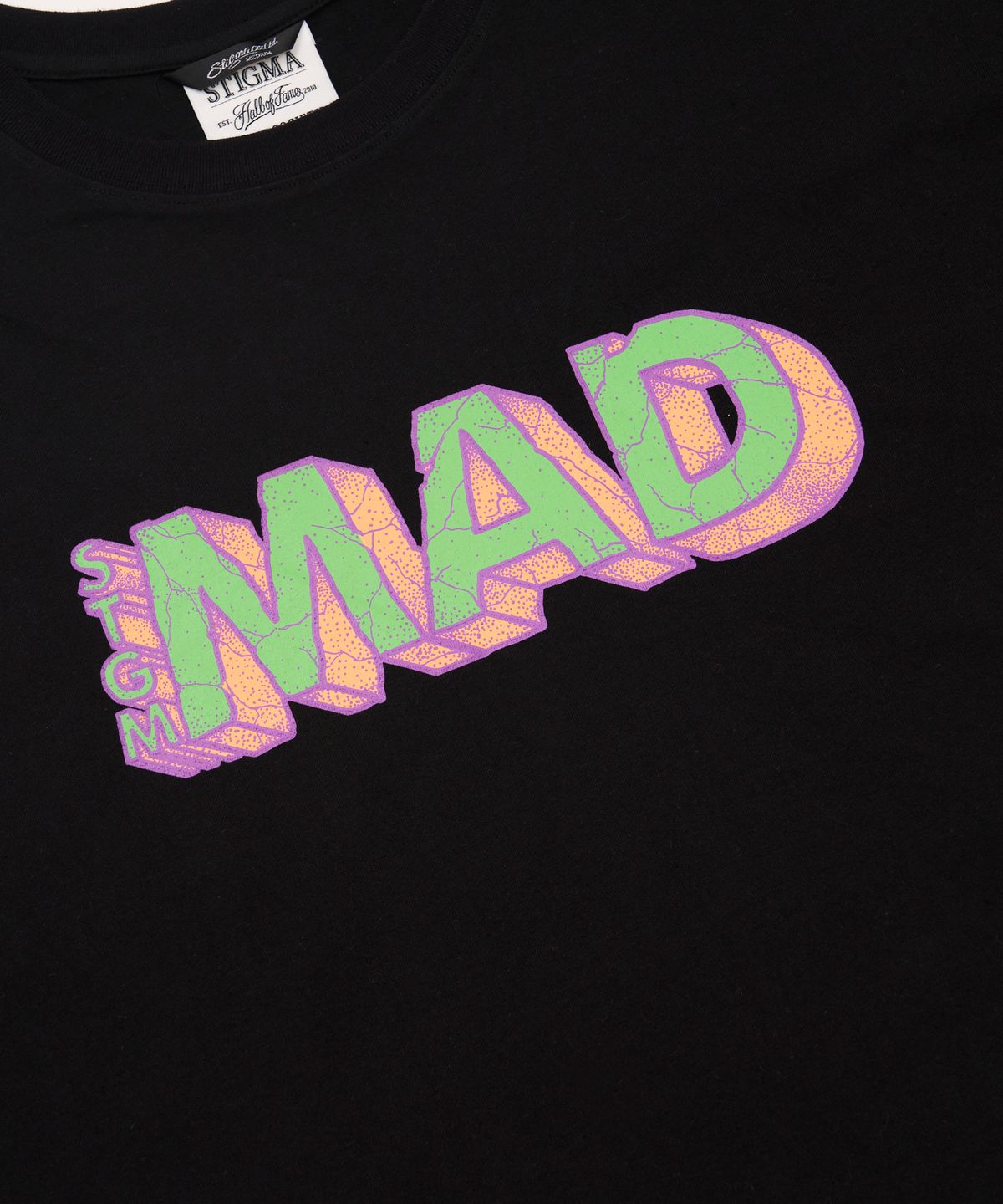 스티그마(STIGMA) Mad Oversized Short Sleeves T-Shirts Black