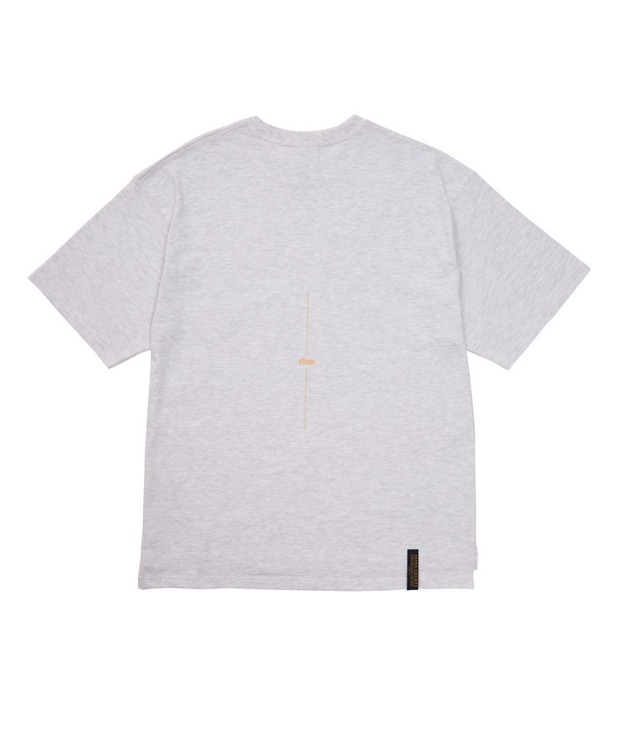 스티그마(STIGMA) Mad Oversized Short Sleeves T-Shirts White Melange