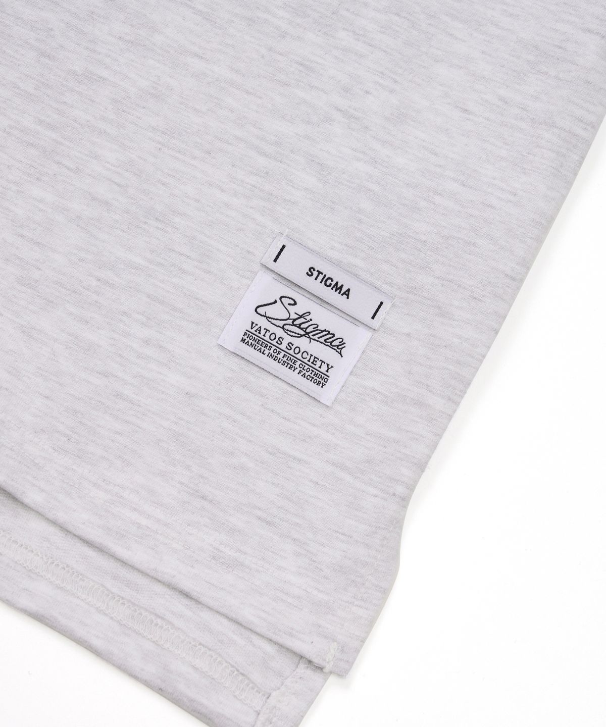 스티그마(STIGMA) Mad Oversized Short Sleeves T-Shirts White Melange