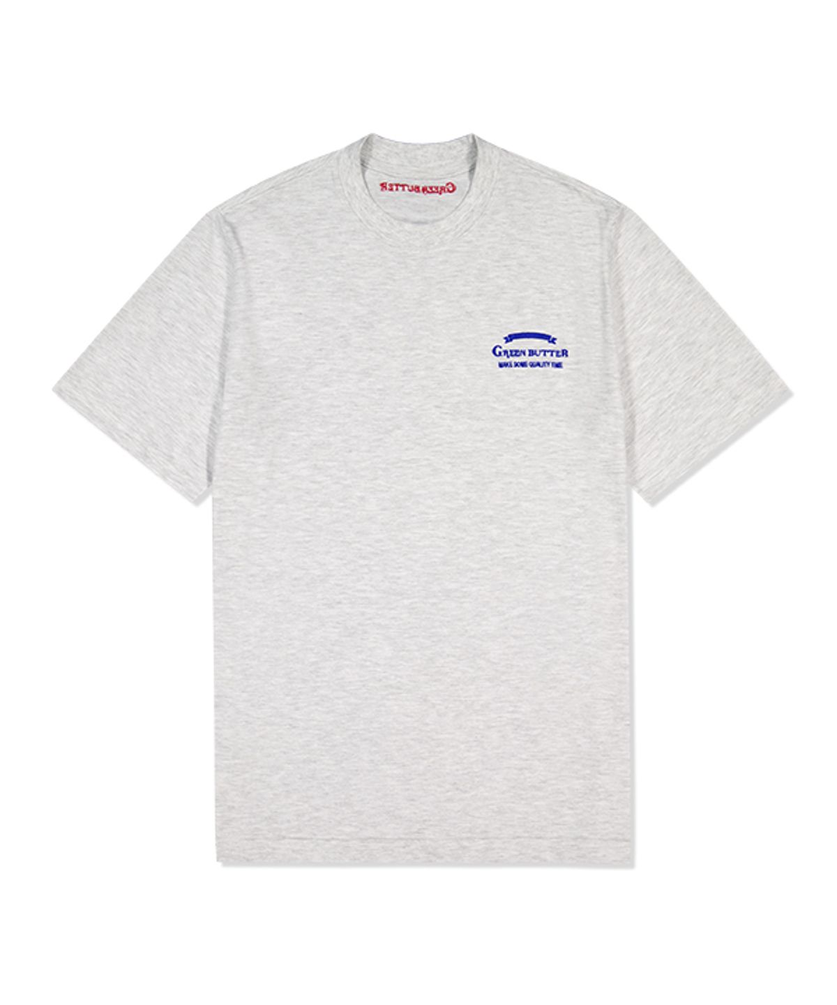 그린버터(GREENBUTTER) Needlework Logo Tee (L/Melange)