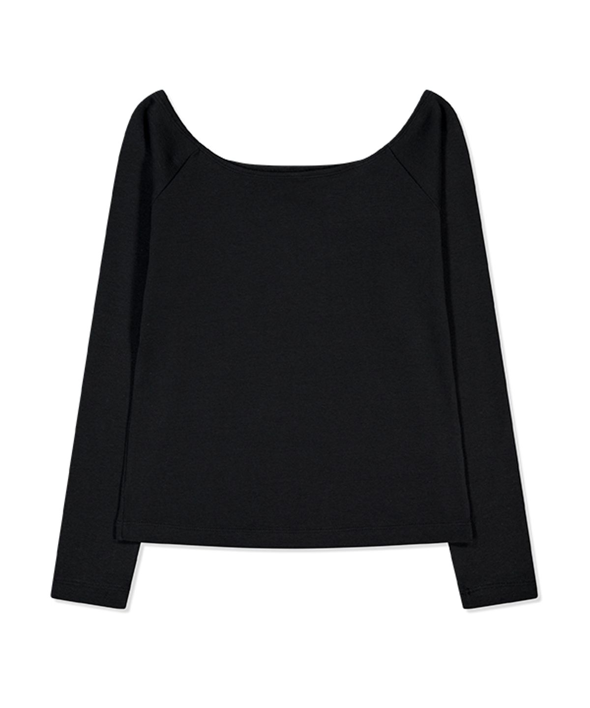 그린버터(GREENBUTTER) Two-way banding Tee (Black)