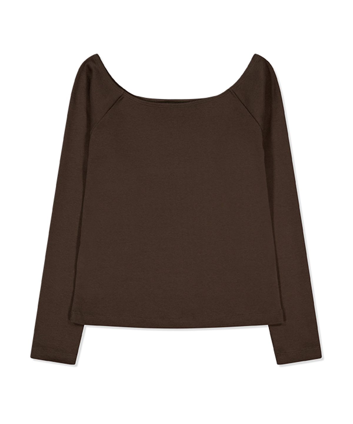 그린버터(GREENBUTTER) Two-way banding Tee (Brown)