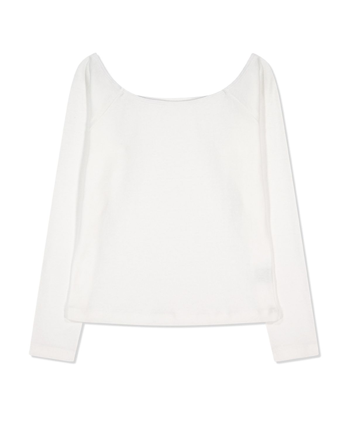 그린버터(GREENBUTTER) Two-way banding Tee (Ivory)