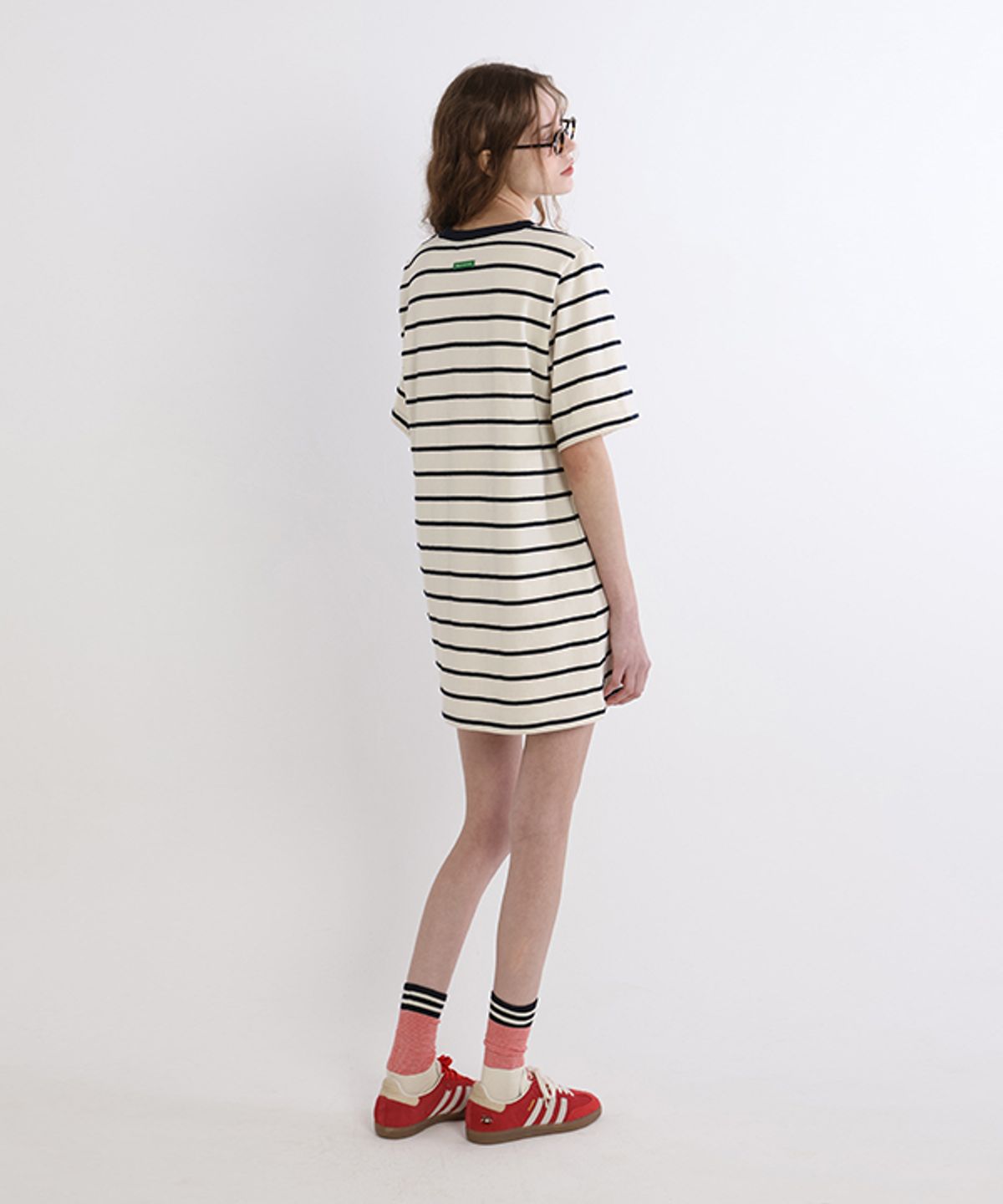 그린버터(GREENBUTTER) Marine Cotton dress (Ivory)