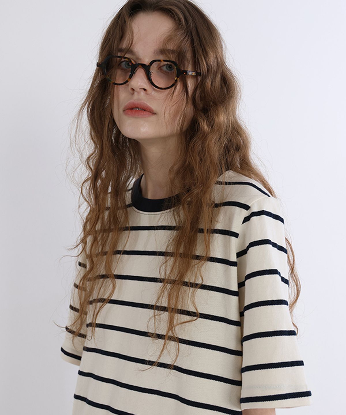 그린버터(GREENBUTTER) Marine Cotton dress (Ivory)