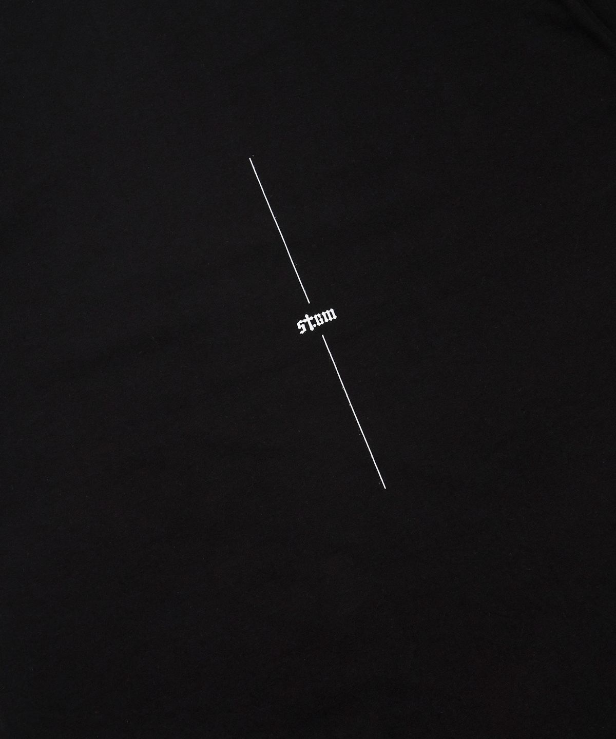 스티그마(STIGMA) Serif Oversized Short Sleeves T-Shirts Black