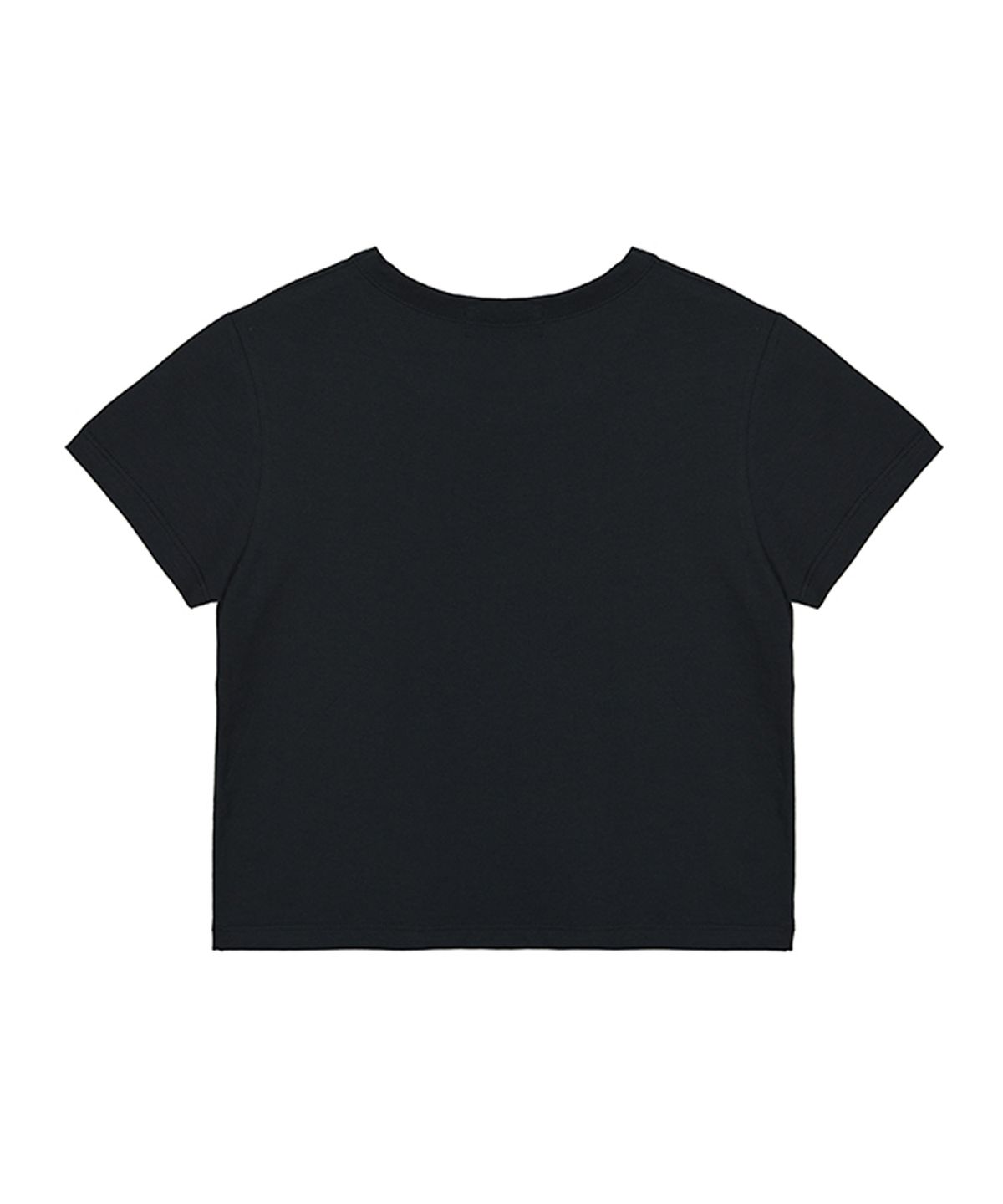 닉앤니콜(NICK&NICOLE) BUTTERFLY SIGNATURE CROP TOP_BLACK SILVER