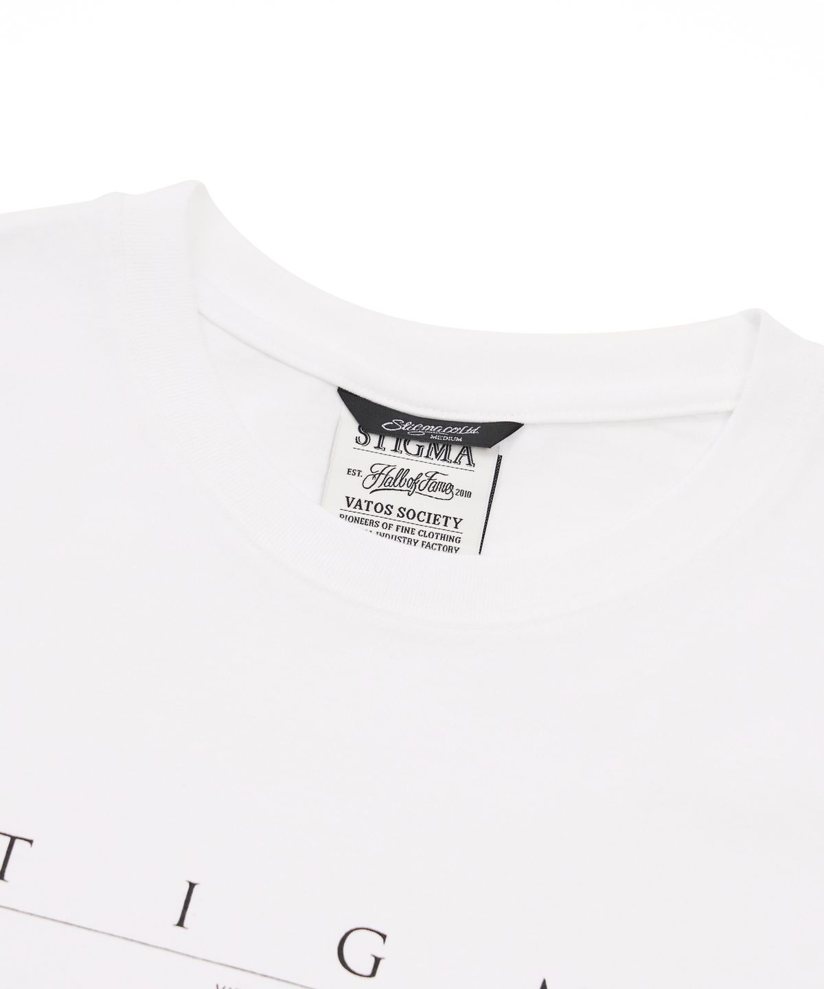 스티그마(STIGMA) Serif Oversized Short Sleeves T-Shirts white