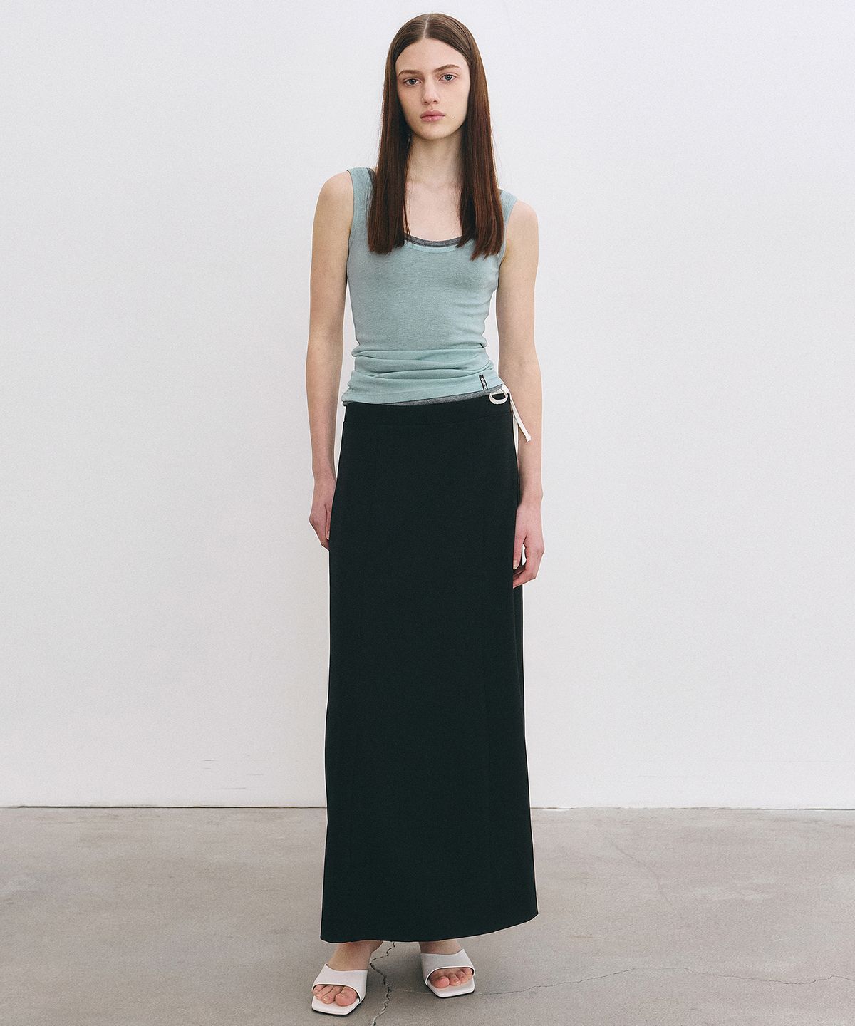 닉앤니콜(NICK&NICOLE) NICOLE MINIMAL LABEL SLEEVELESS_MINT