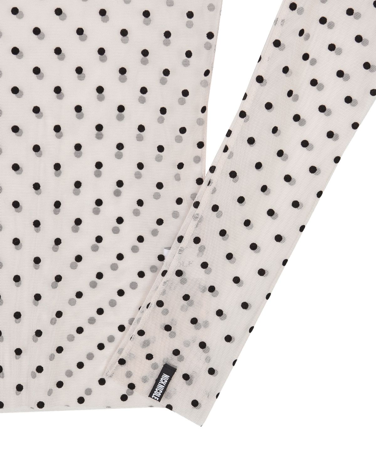 닉앤니콜(NICK&NICOLE) NICOLE LABEL SEE-THROUGH DOTS TOPS_2 COLOR