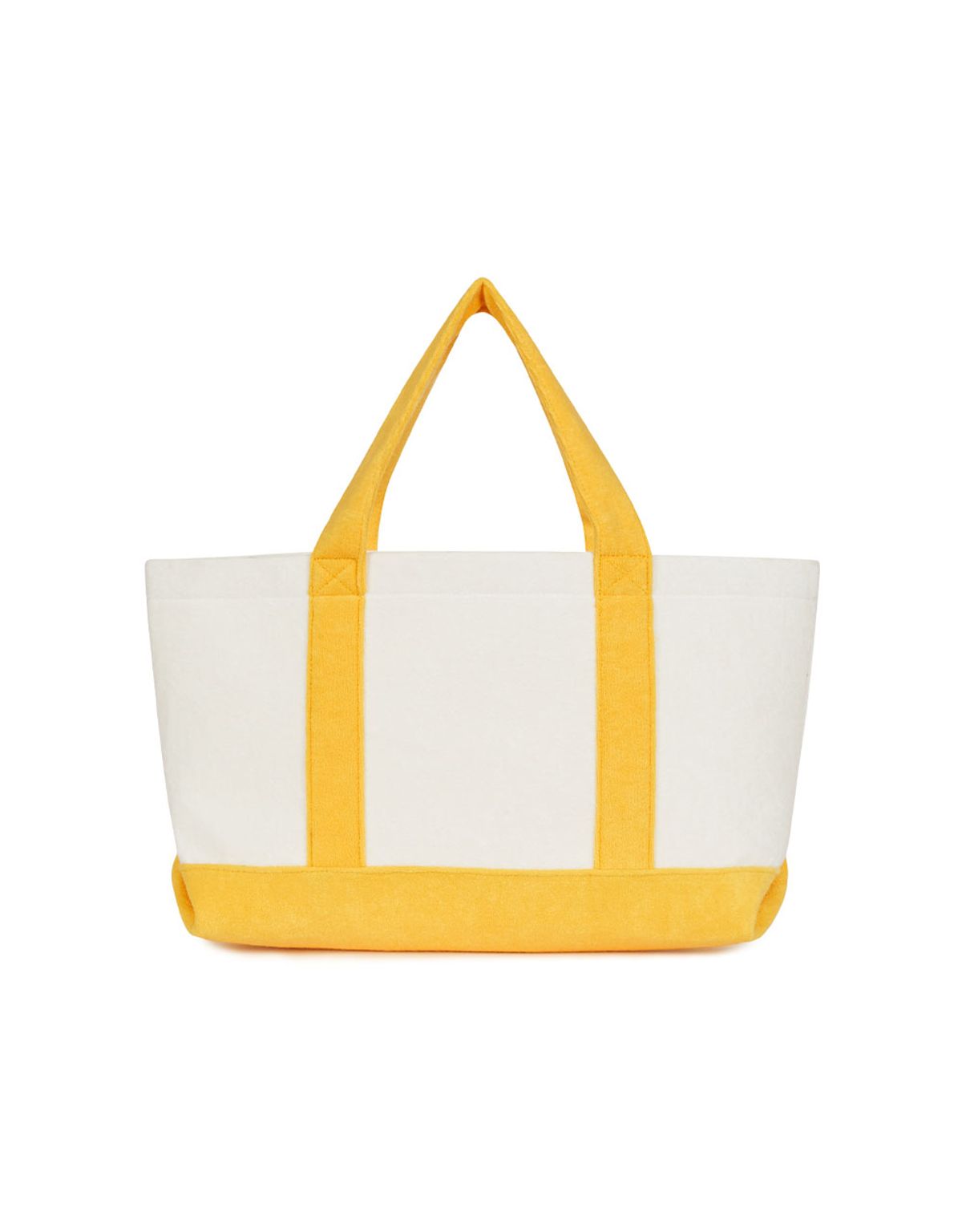 엠엠엘지(MMLG) [Mmlg] TERRY TOTE BAG (IVORY / YELLOW)