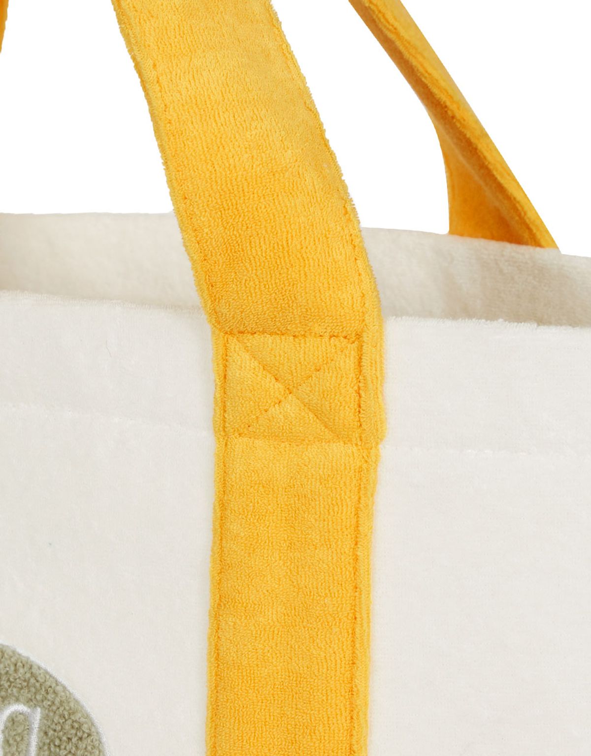 엠엠엘지(MMLG) [Mmlg] TERRY TOTE BAG (IVORY / YELLOW)