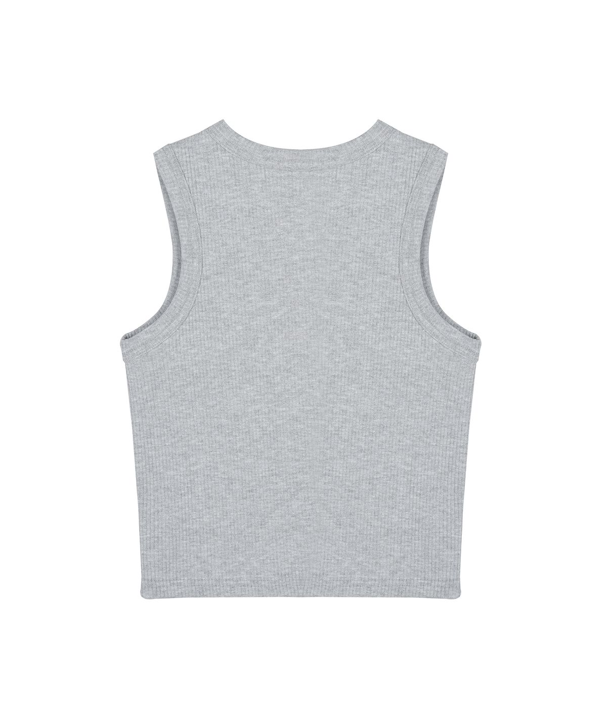 닉앤니콜(NICK&NICOLE) MINIMAL CROP SLEEVELESS TOP_GRAY