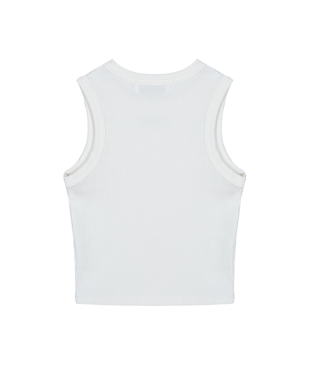 닉앤니콜(NICK&NICOLE) MINIMAL CROP SLEEVELESS TOP_IVORY