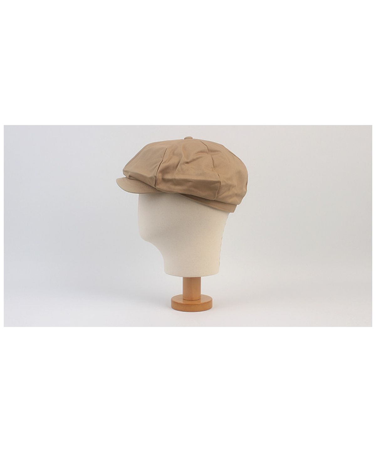 유니버셜 케미스트리(UNIVERSAL CHEMISTRY) CT Beige Loose Fit Newsboycap 뉴스보이캡