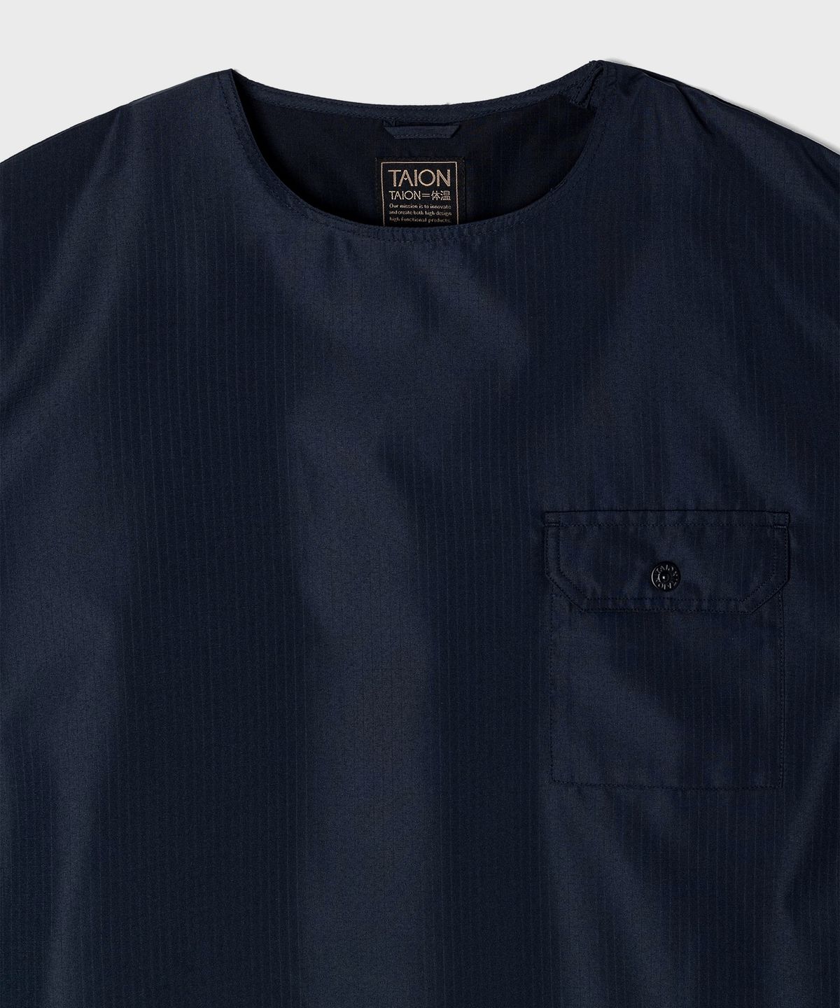 타이온(TAION) 밀리터리 원포켓 티셔츠 D.Navy