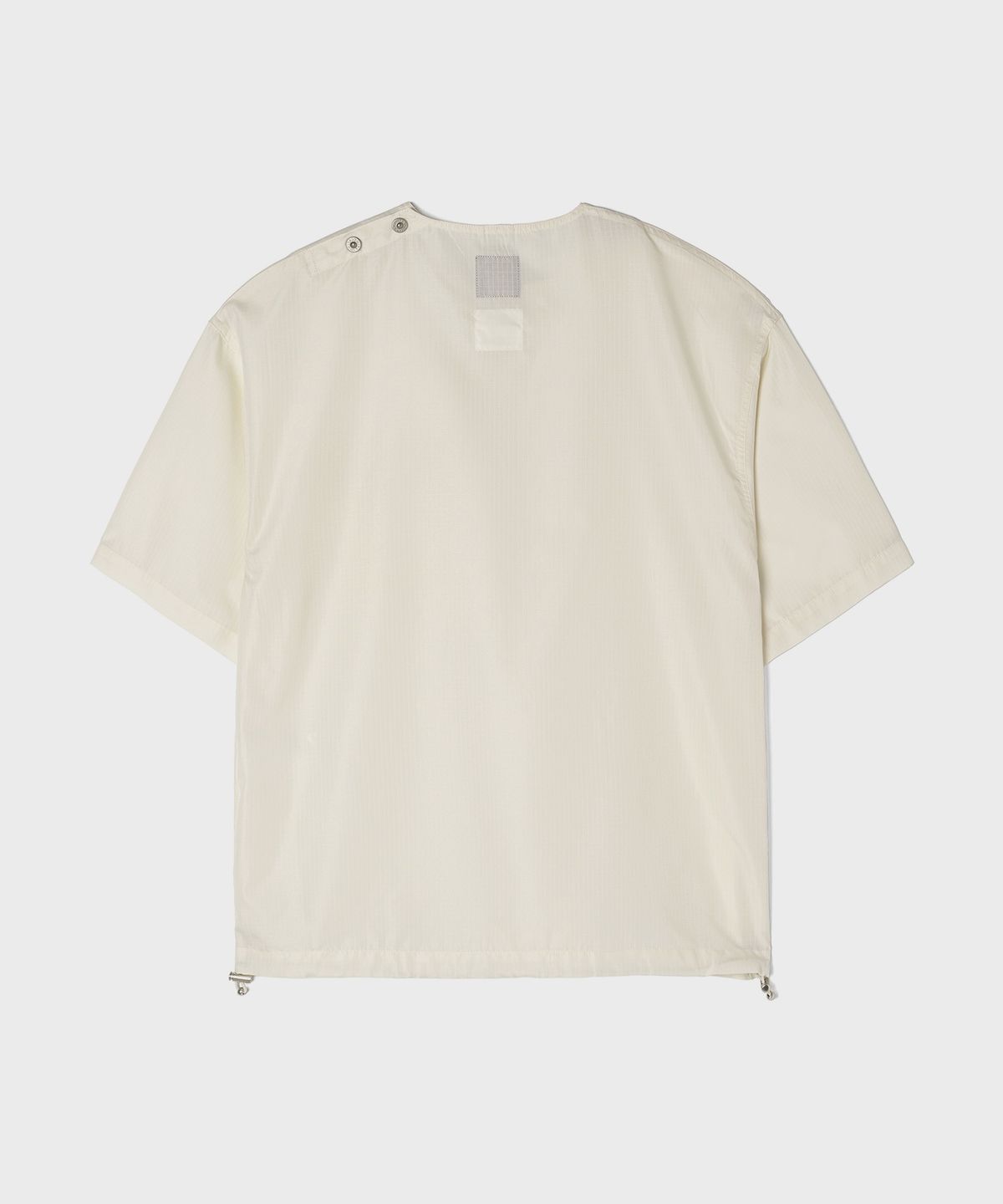 타이온(TAION) 밀리터리 원포켓 티셔츠 Off White