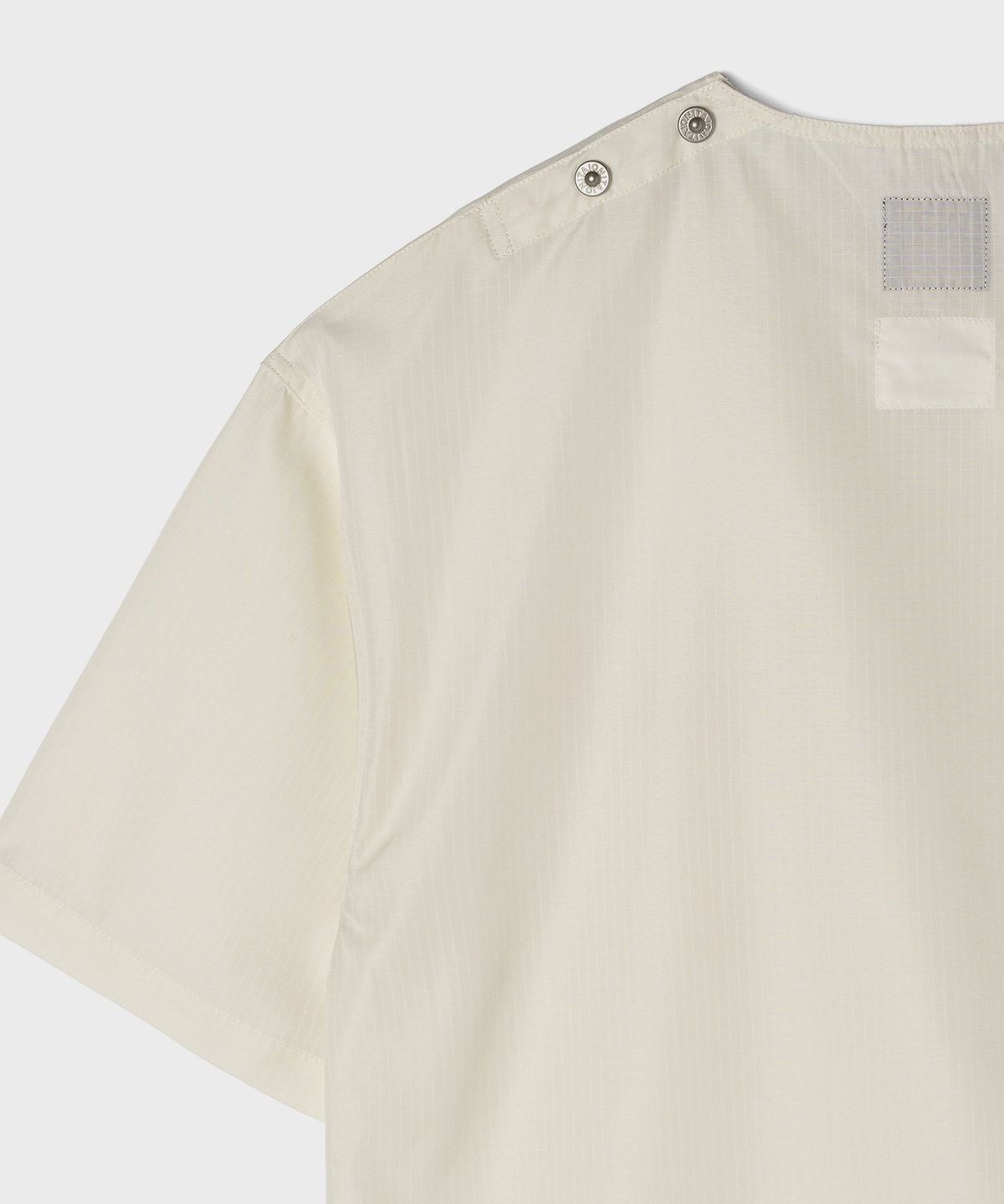 타이온(TAION) 밀리터리 원포켓 티셔츠 Off White