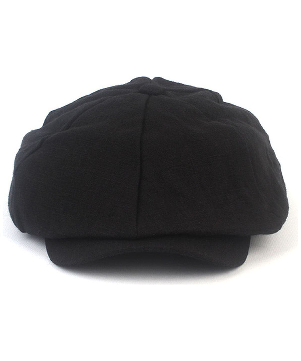 유니버셜 케미스트리(UNIVERSAL CHEMISTRY) Linen Black Loose Fit Newsboycap 뉴스보이캡