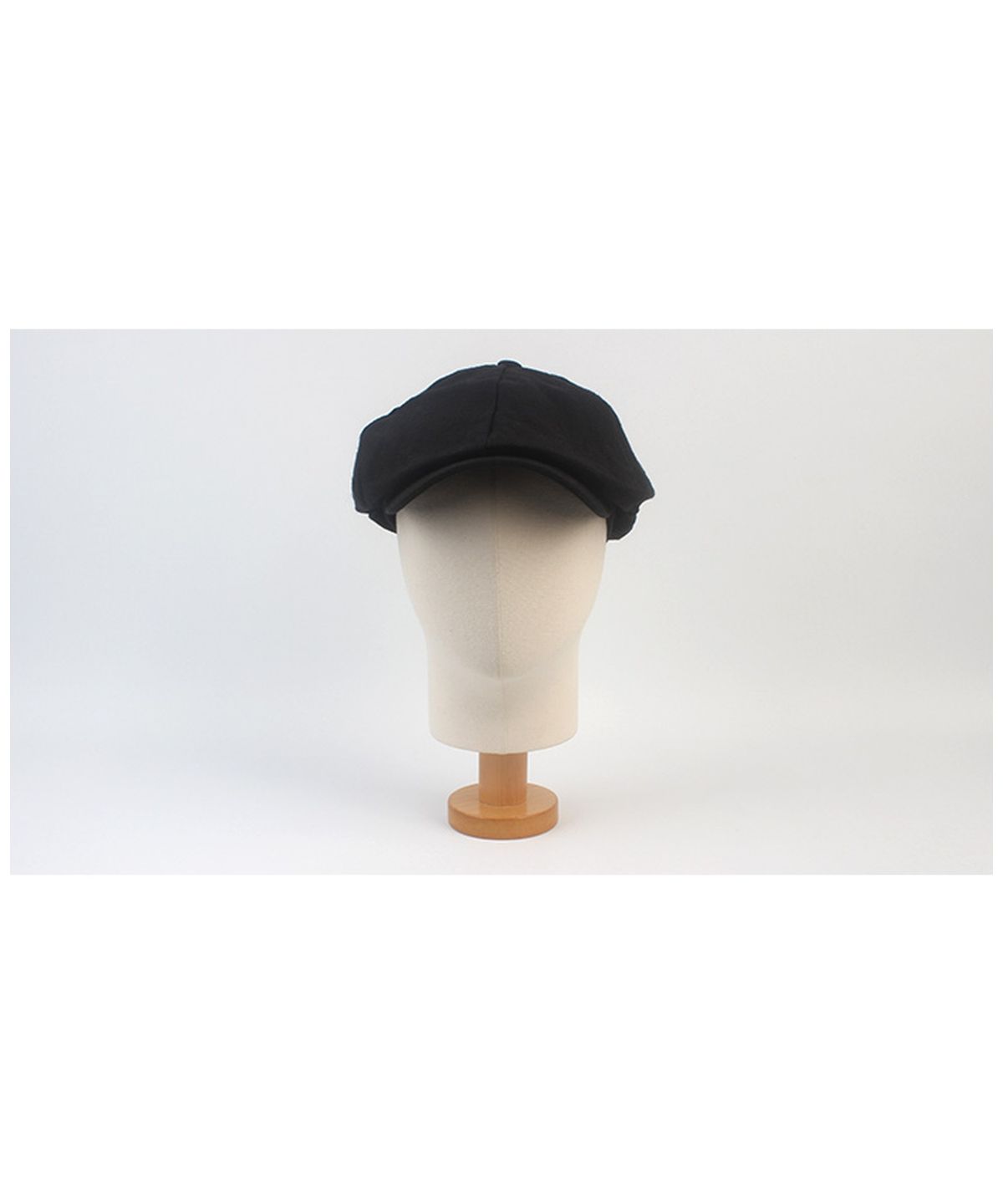 유니버셜 케미스트리(UNIVERSAL CHEMISTRY) Linen Black Loose Fit Newsboycap 뉴스보이캡