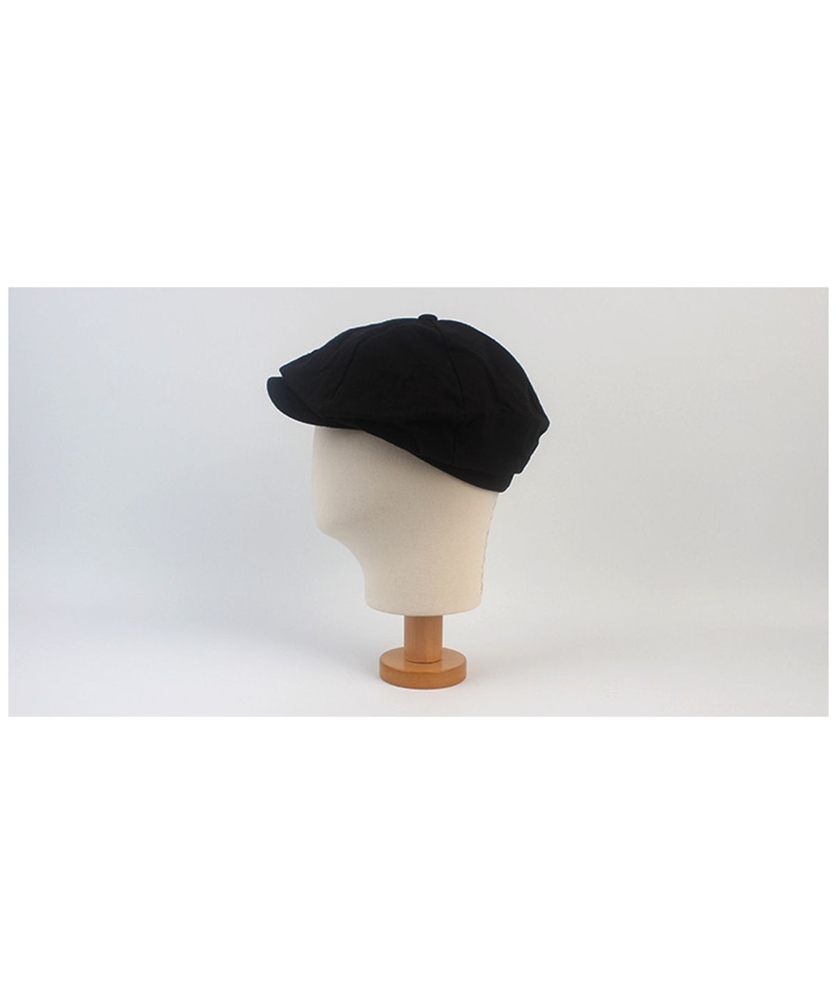 유니버셜 케미스트리(UNIVERSAL CHEMISTRY) Linen Black Loose Fit Newsboycap 뉴스보이캡