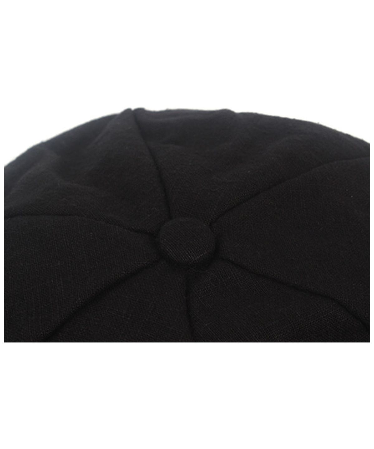 유니버셜 케미스트리(UNIVERSAL CHEMISTRY) Linen Black Loose Fit Newsboycap 뉴스보이캡