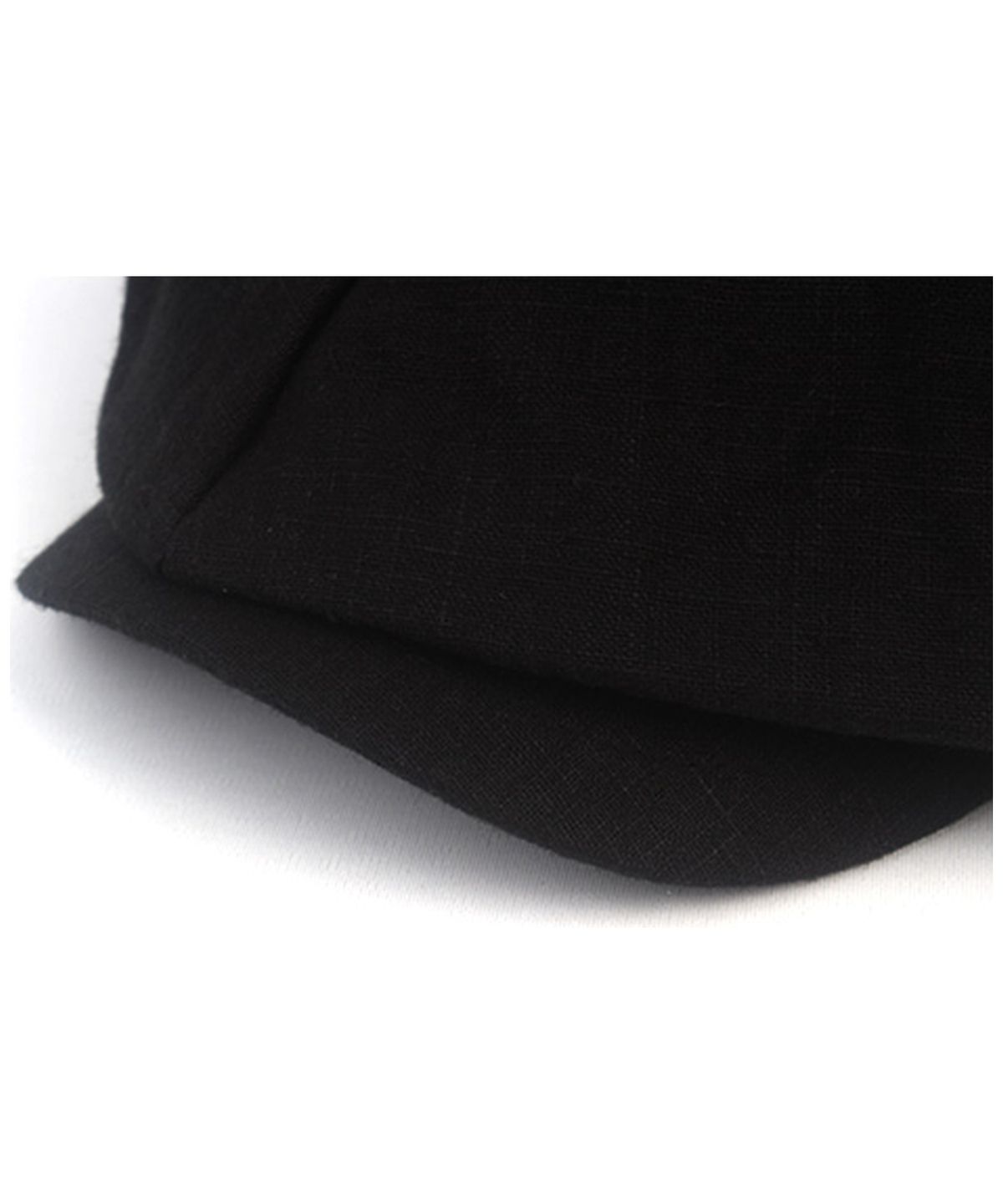 유니버셜 케미스트리(UNIVERSAL CHEMISTRY) Linen Black Loose Fit Newsboycap 뉴스보이캡