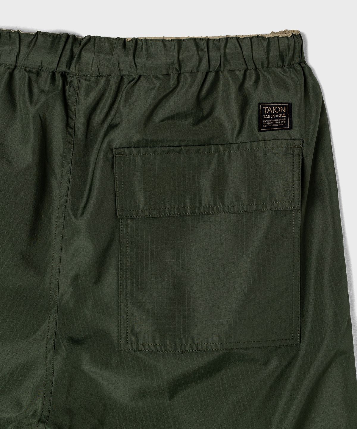 타이온(TAION) 밀리터리 리버시블 쇼츠 Olive