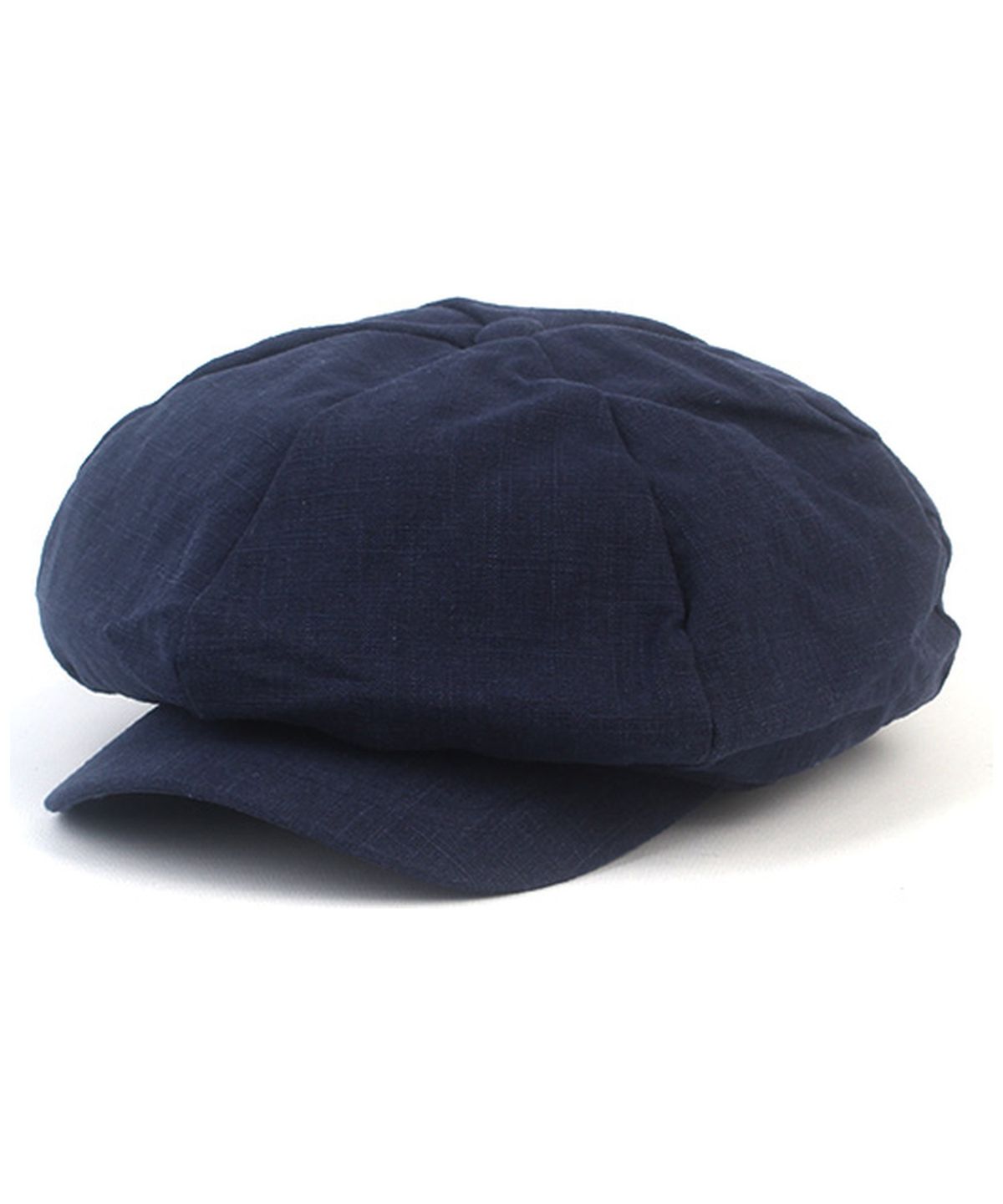 유니버셜 케미스트리(UNIVERSAL CHEMISTRY) Linen Navy Loose Fit Newsboycap 뉴스보이캡