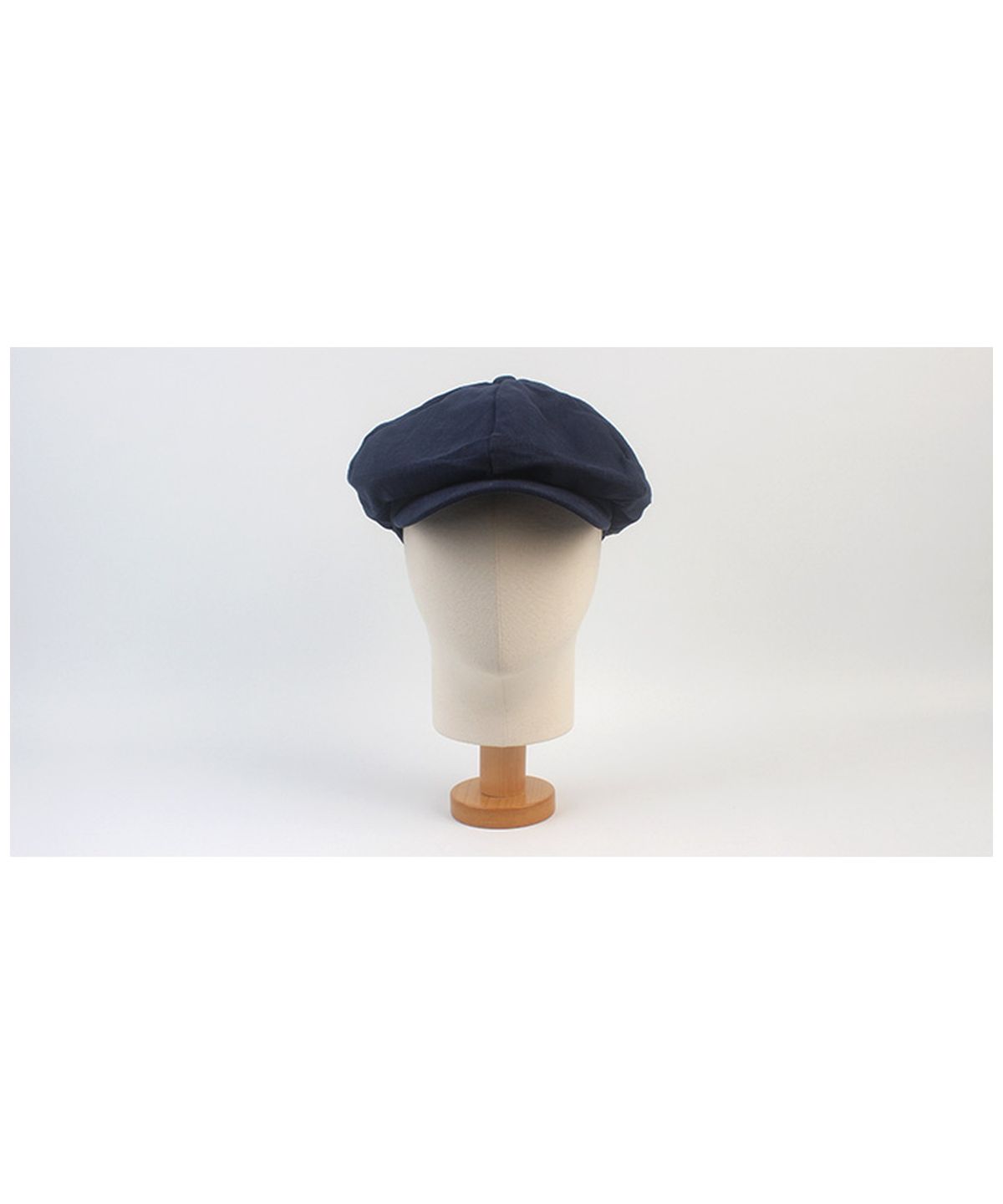 유니버셜 케미스트리(UNIVERSAL CHEMISTRY) Linen Navy Loose Fit Newsboycap 뉴스보이캡