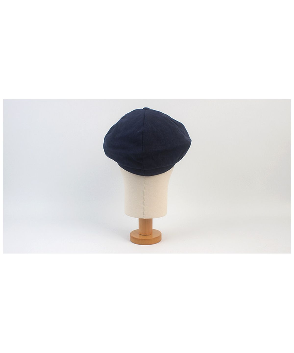 유니버셜 케미스트리(UNIVERSAL CHEMISTRY) Linen Navy Loose Fit Newsboycap 뉴스보이캡
