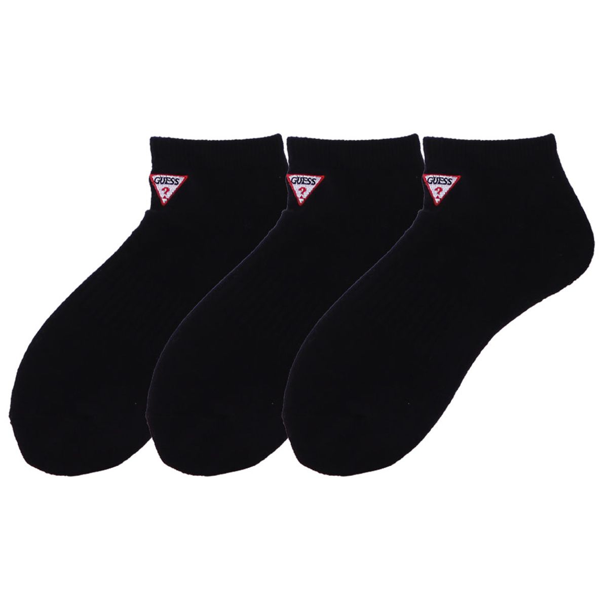게스 양말(GUESS SOCKS) 게스 로고자수 미듐 반파일 스니커즈 3족