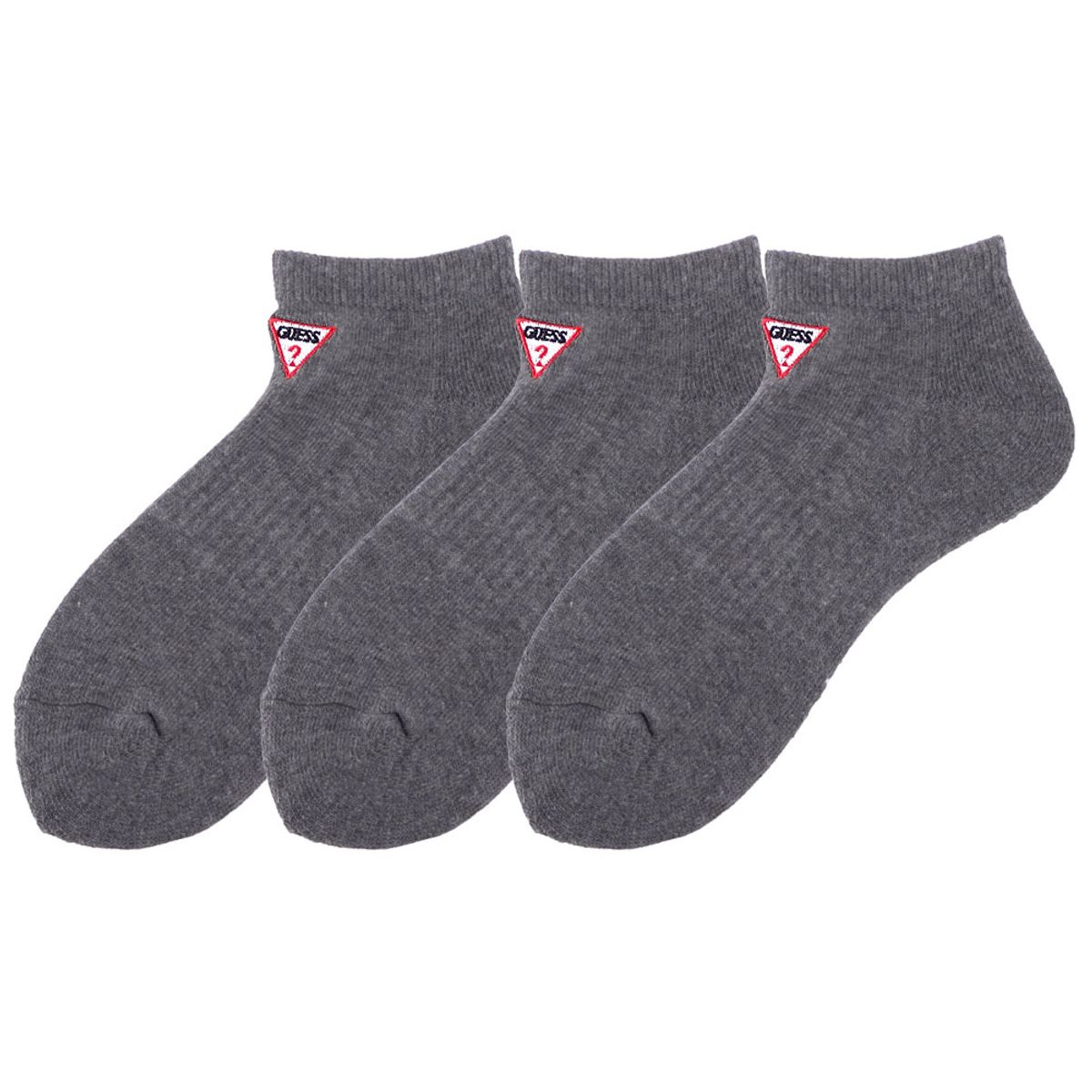 게스 양말(GUESS SOCKS) 게스 로고자수 미듐 반파일 스니커즈 3족