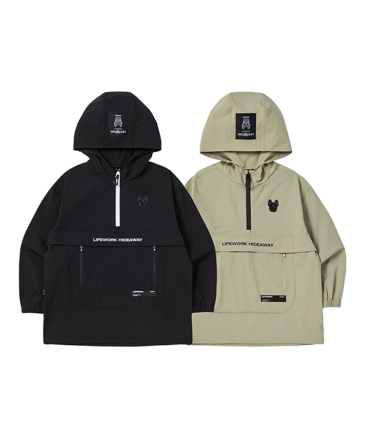 라이프워크 키즈(LIFEWORK KIDS) 키즈) 나일론 스너그 후드 아노락