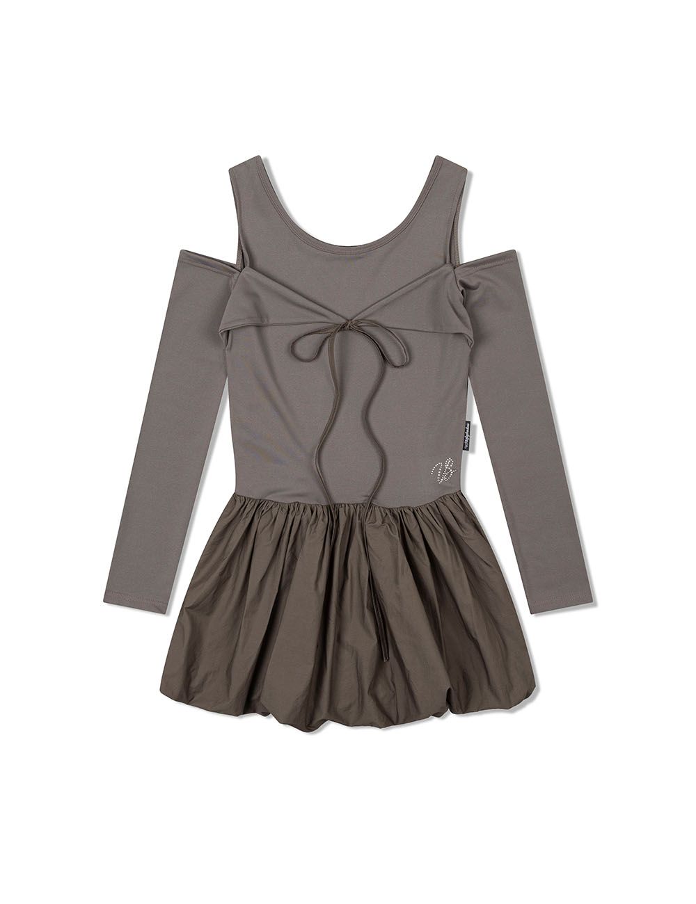 ★UGLYSHADOW★RIBBON PUMPKIN DRESS MUSINSA | UGLYSHADOW RIBBON PUMPKIN DRESS(BROWN)