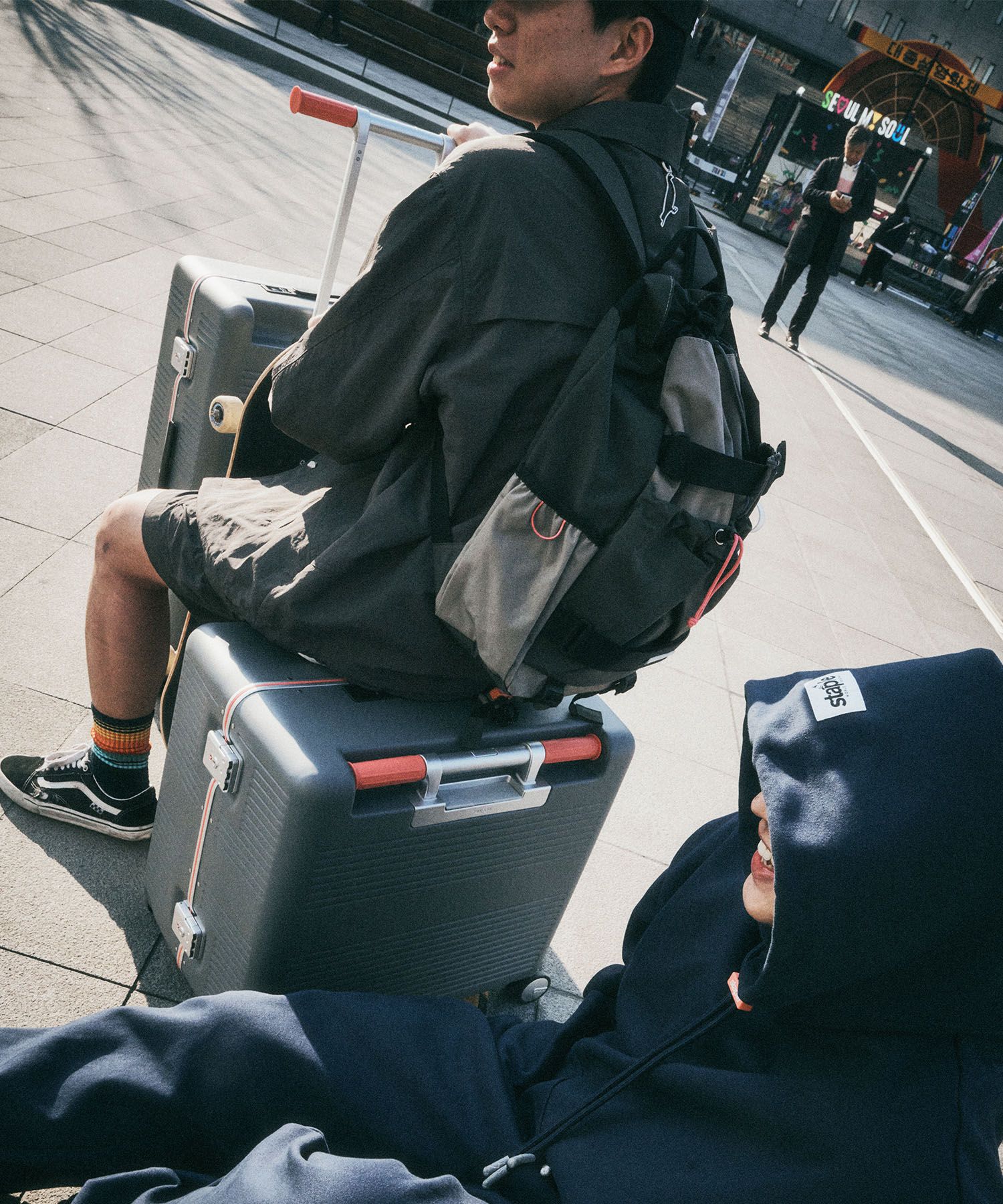 MUSINSA | RAWROW x STAPLE String Backpack 931