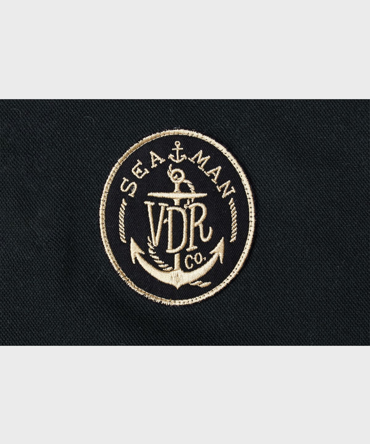 비디알(VDR) SEAMAN PIQUE LONG SLEEVE SHIRT [Black Night]