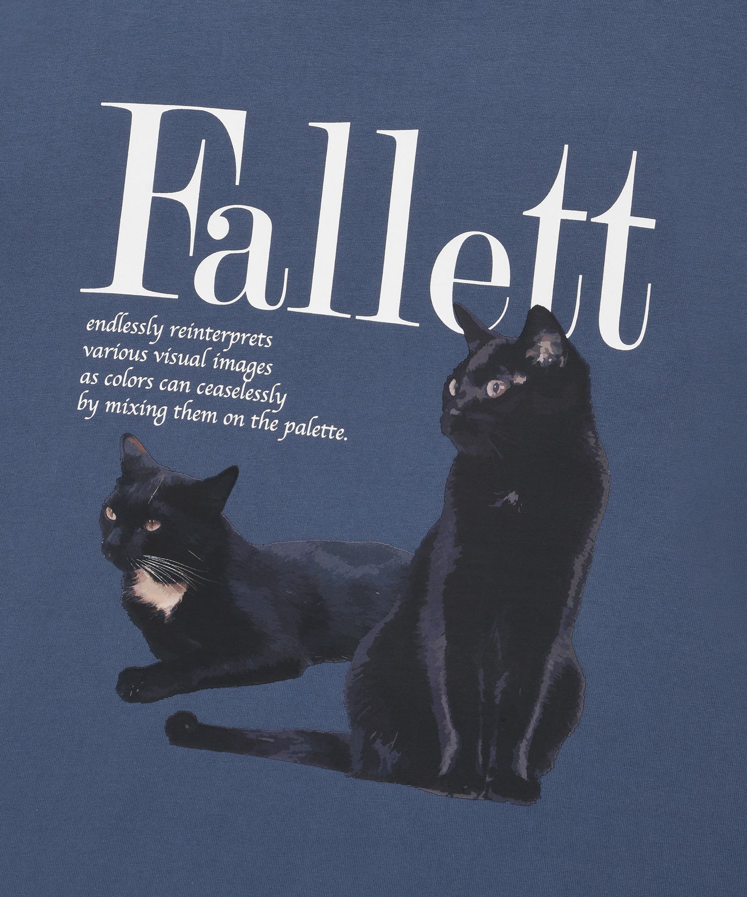 ★送料・関税込★FALLETT★DEUX NERO LONG SLEEVE★Tシャツ★ MUSINSA | FALLETT Deux Nero Short Sleeve T-Shirt Blue