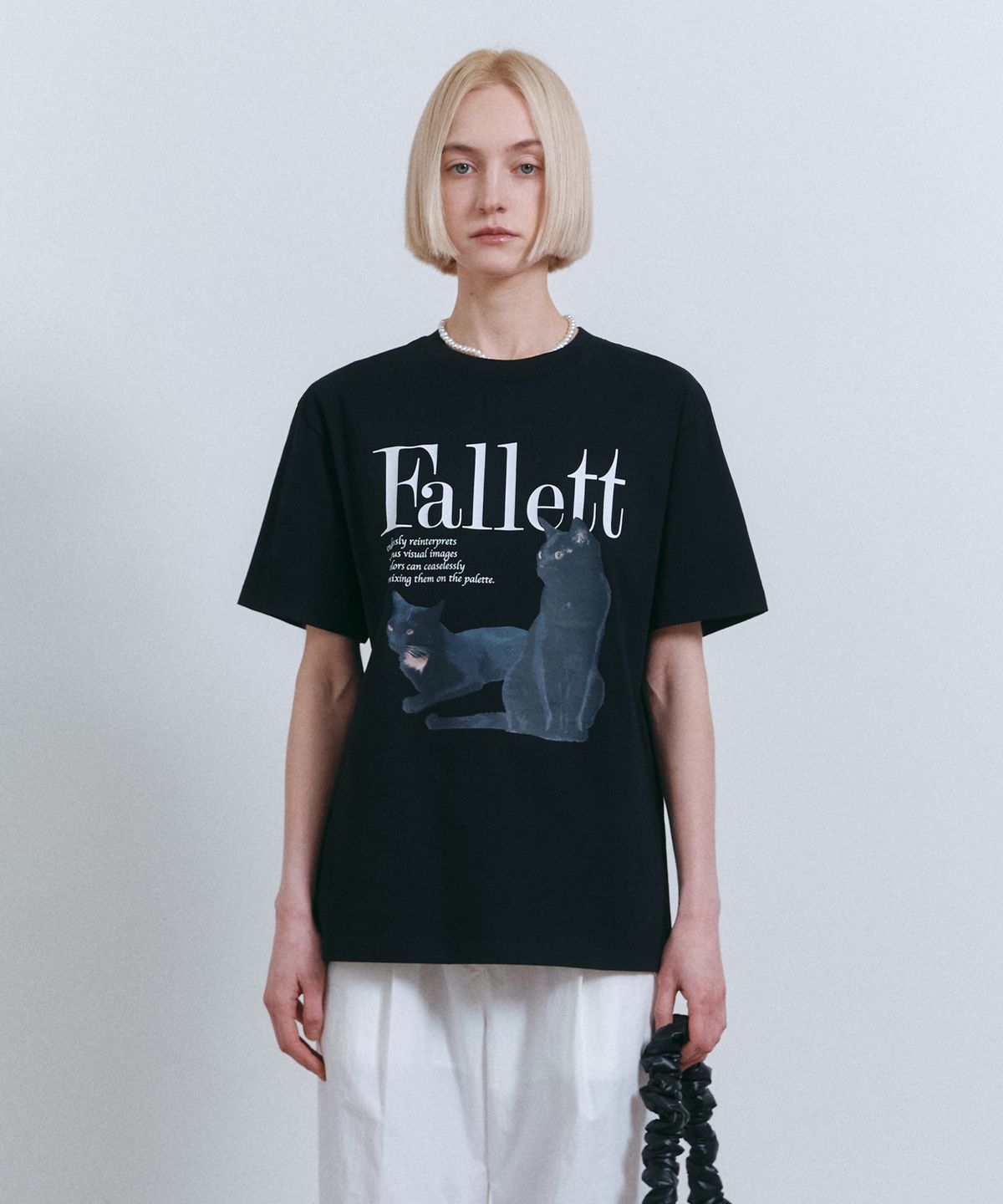 팔렛(FALLETT) 듀스 네로 반팔티 블루