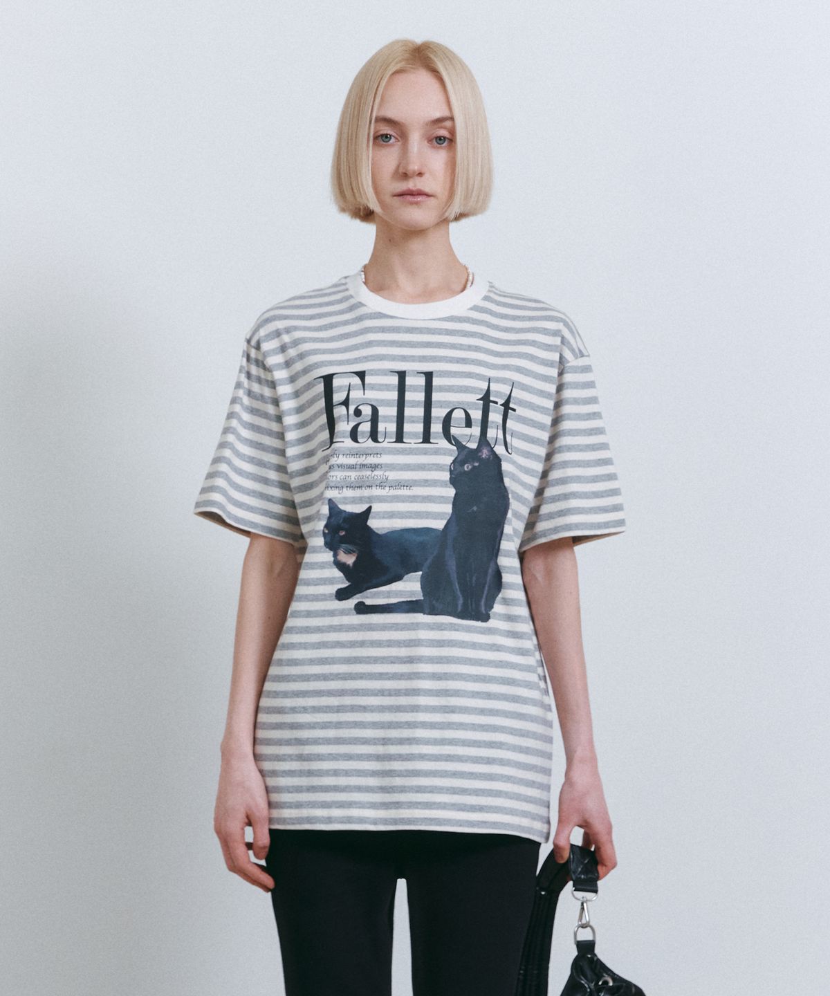 팔렛(FALLETT) 듀스 네로 반팔티 블루