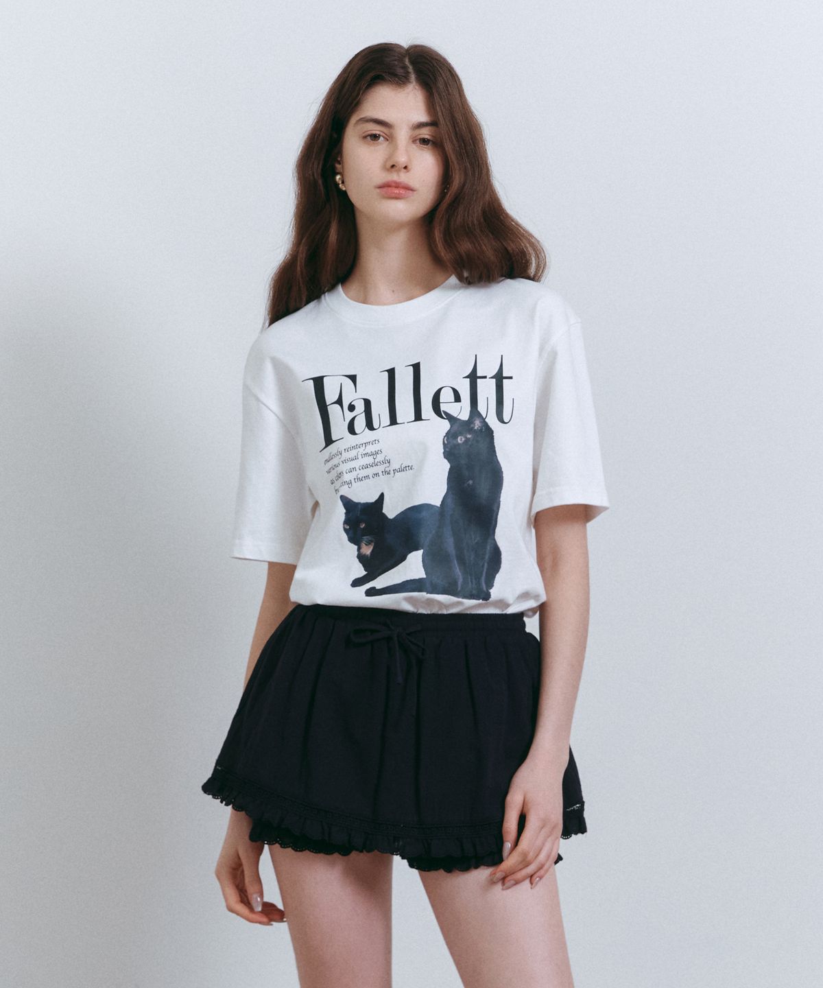 팔렛(FALLETT) 듀스 네로 반팔티 블루
