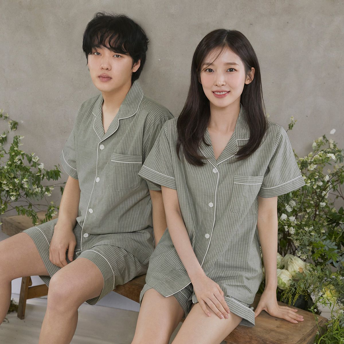 비와이씨(BYC) 면선염 반팔 여 잠옷셋트 NCZ2007