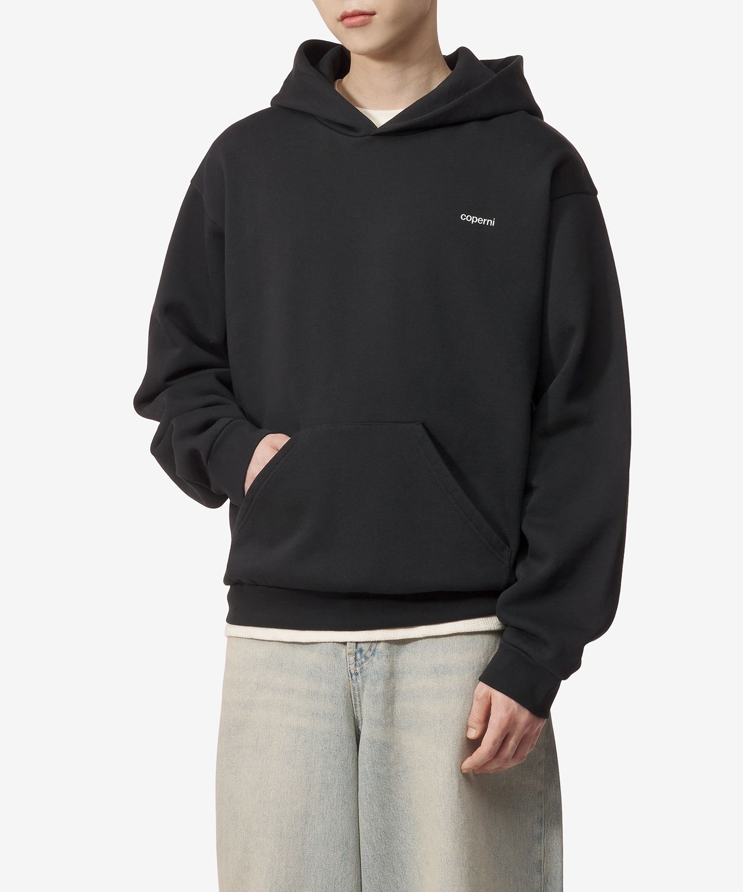 パーカー・フーディ COPERNI Men Tops COPJS15523MENBLK Black MUSINSA | COPERNI Logo Hoodie - Black / COPJS15523BLACK