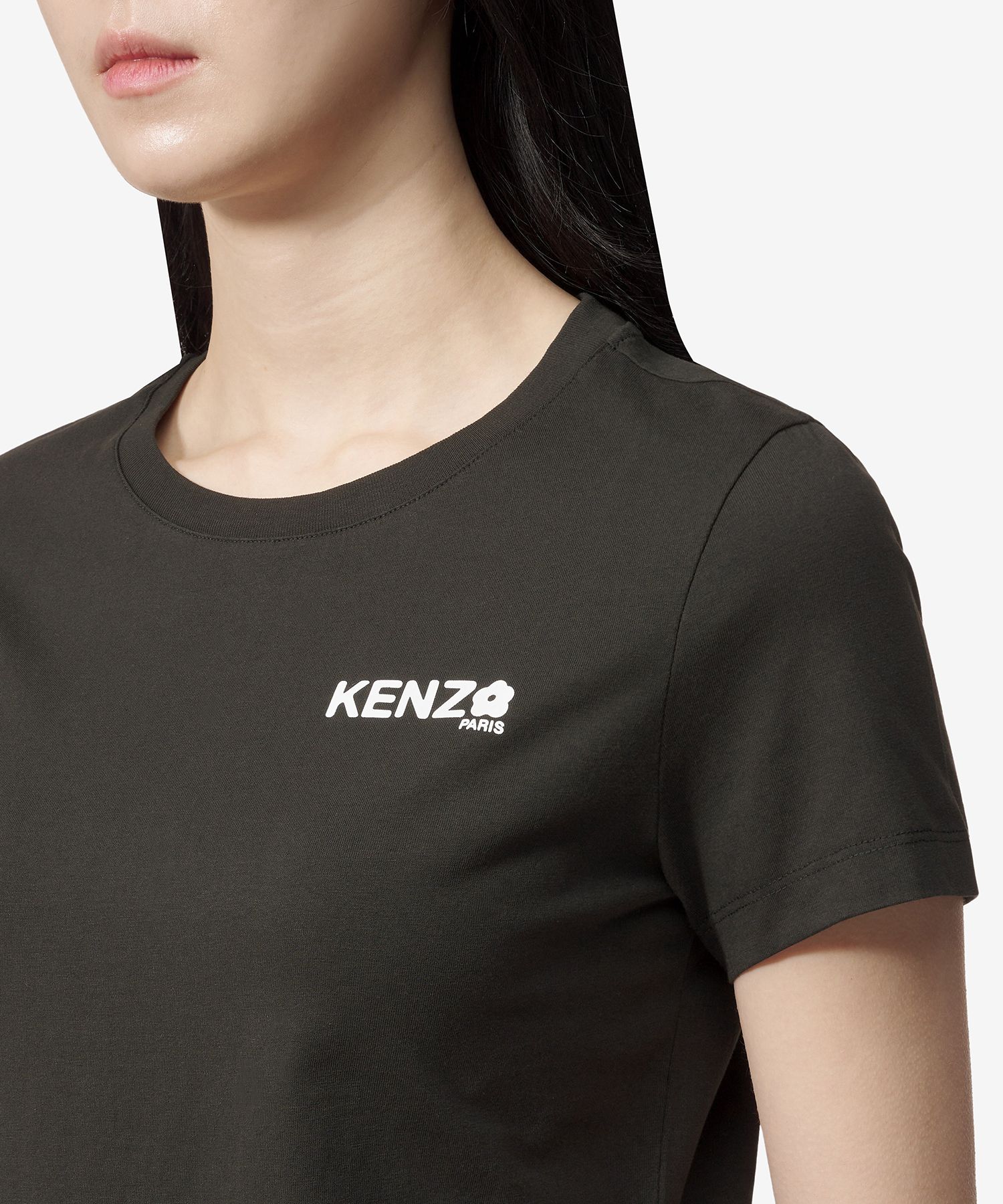 ★韓国の人気★【KENZO】★GOTS Bokeh Classic Tシャツ★ KENZO(ケンゾー)のBOKE FLOWER CLASSIC T-SHIRT-2 MID.BLUEの