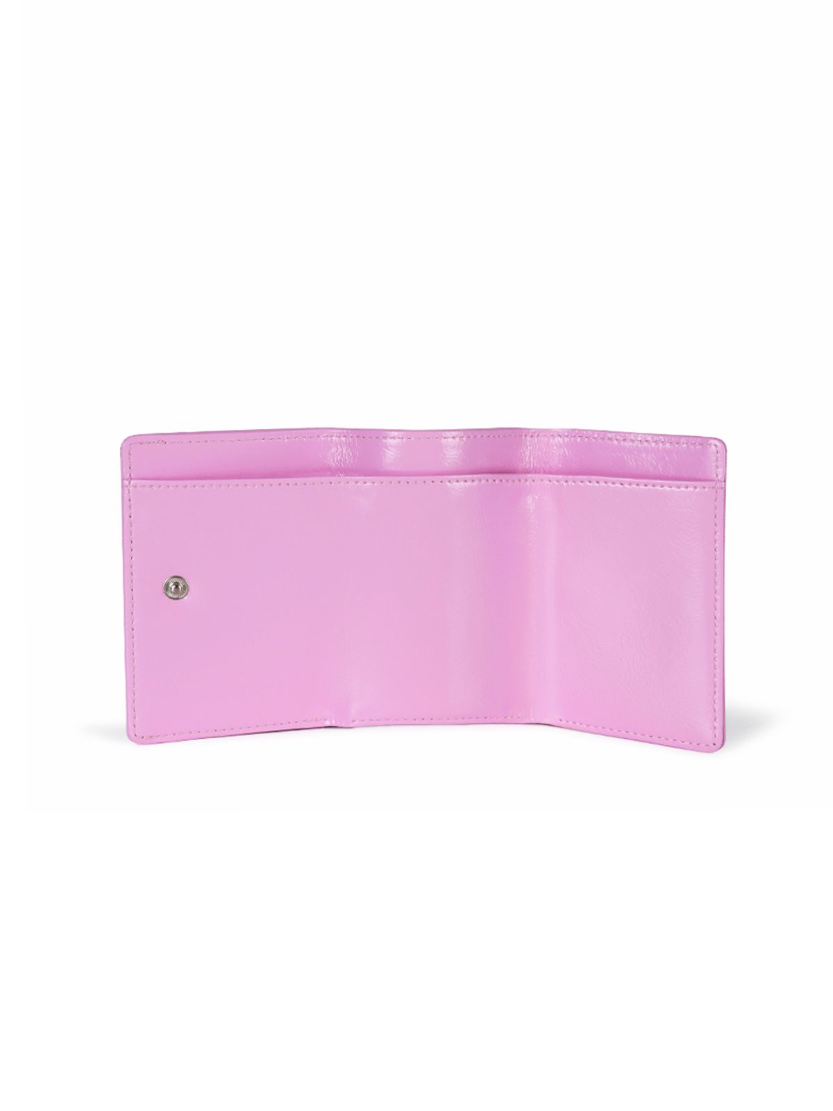 페넥(FENNEC) CRINKLE TRIANGLE TRIPLE WALLET - COOL PINK